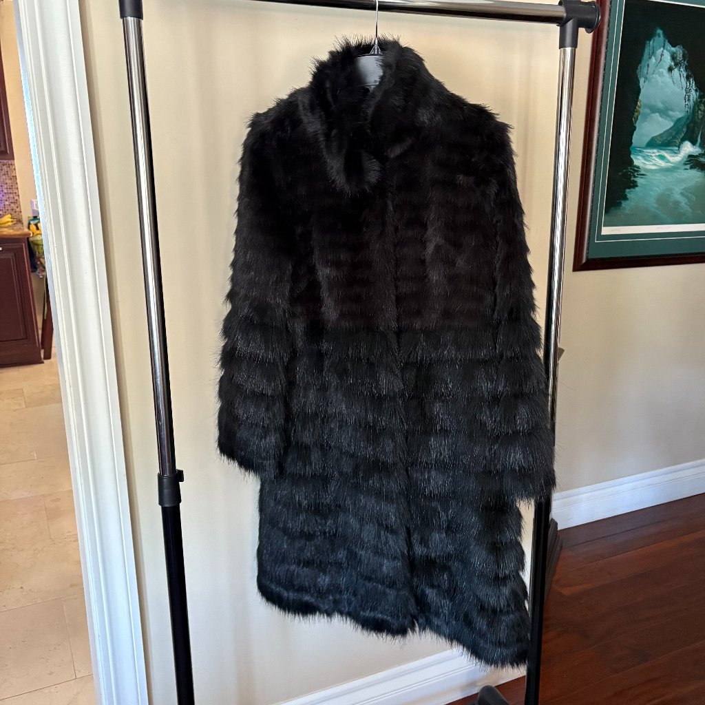 Donna Salyers’ Fabulous-Furs Mid Length Coat